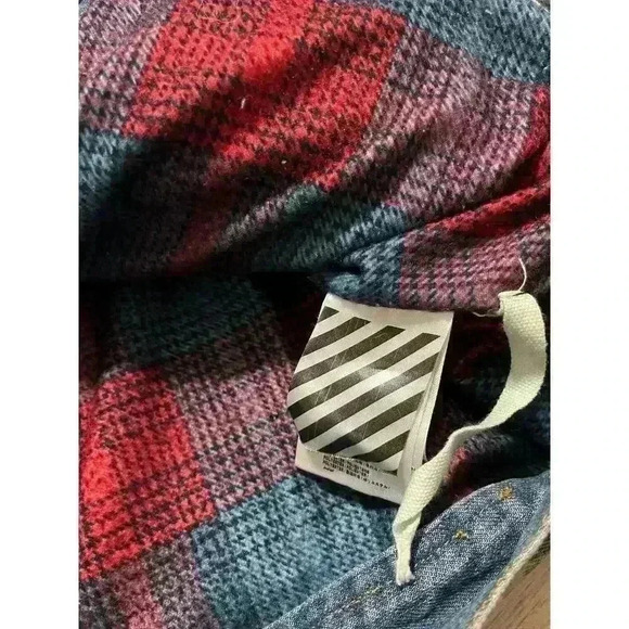 Off-White 2013 Virgil Abloh Paint Denim Jean Jacket - Picture 13 of 15